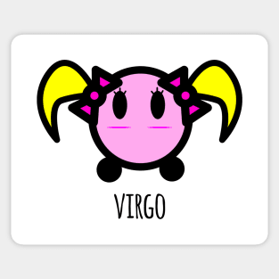 Horoscope - Cute zodiac – Virgo (white) Sticker